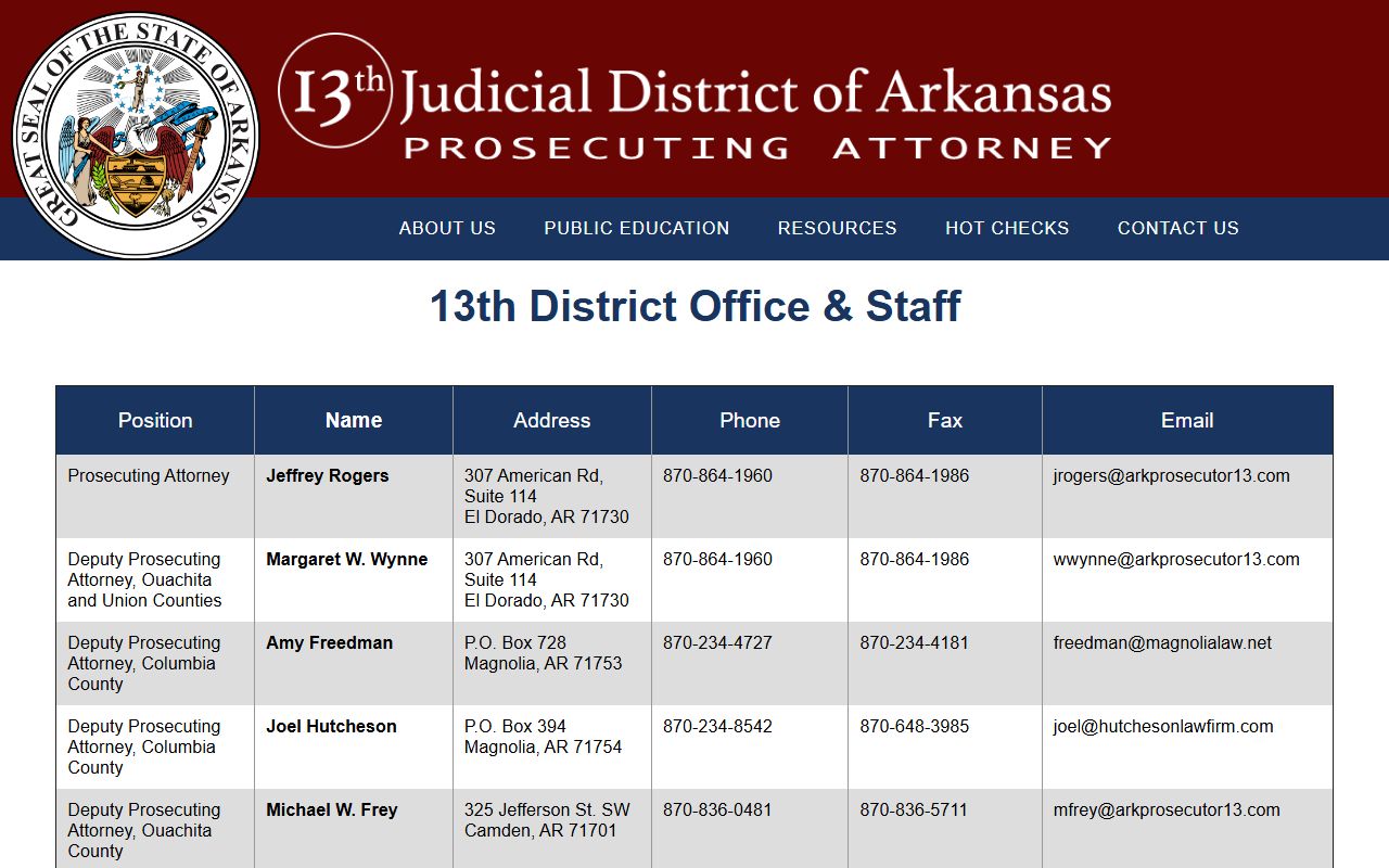 Ouachita County prosecutor staff for court records after arrest